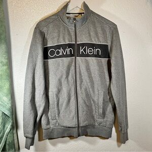 Calvin Klein Gray Men's Zip Up Jacket
